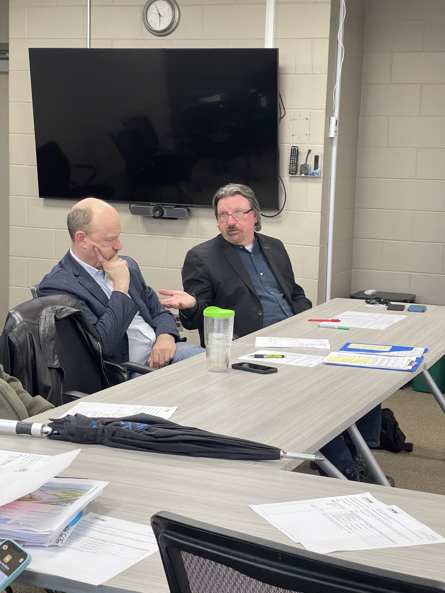 Doug Maskell speaking during an Illegal Land Use Task Force meeting in Caledon